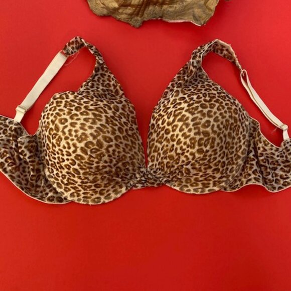 Delta Burke Animal Print Bra Size 38C - Picture 1 of 7
